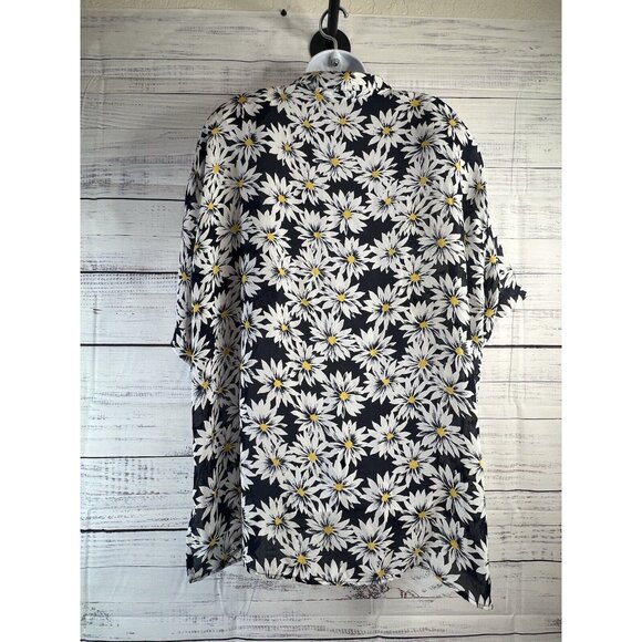Vintage Kathryn Deene New York Button Down Floral Shirt Size 22/24 Short Sleeve - Picture 6 of 14